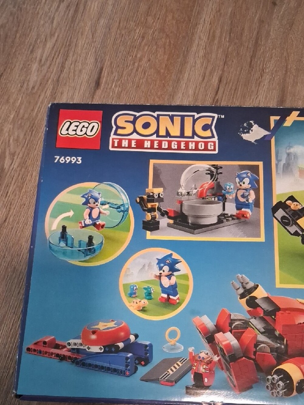 Nwt Lego 76993 Sonic The Hedgehog Red and Yellow Dr. Eggman Robot Building Set - Picture 8 of 8